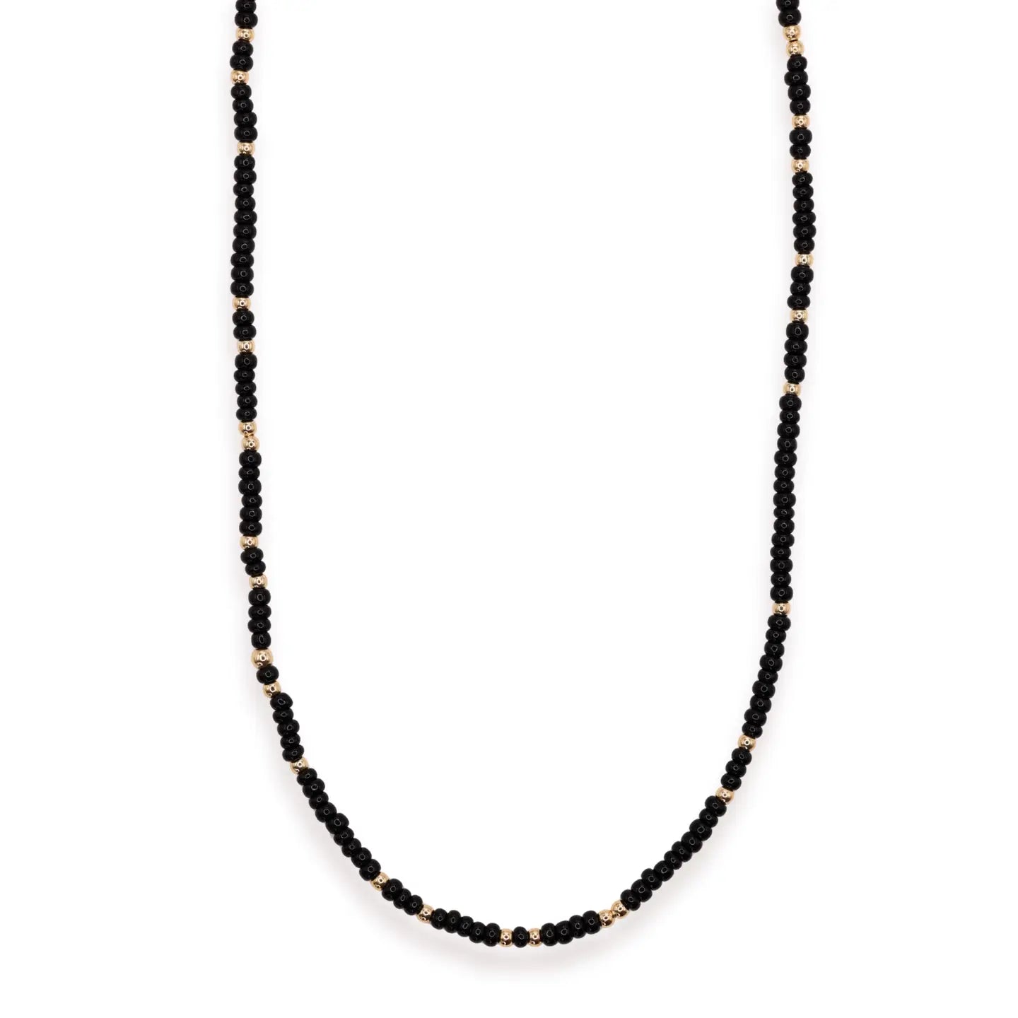 Black Sprinkle Necklace