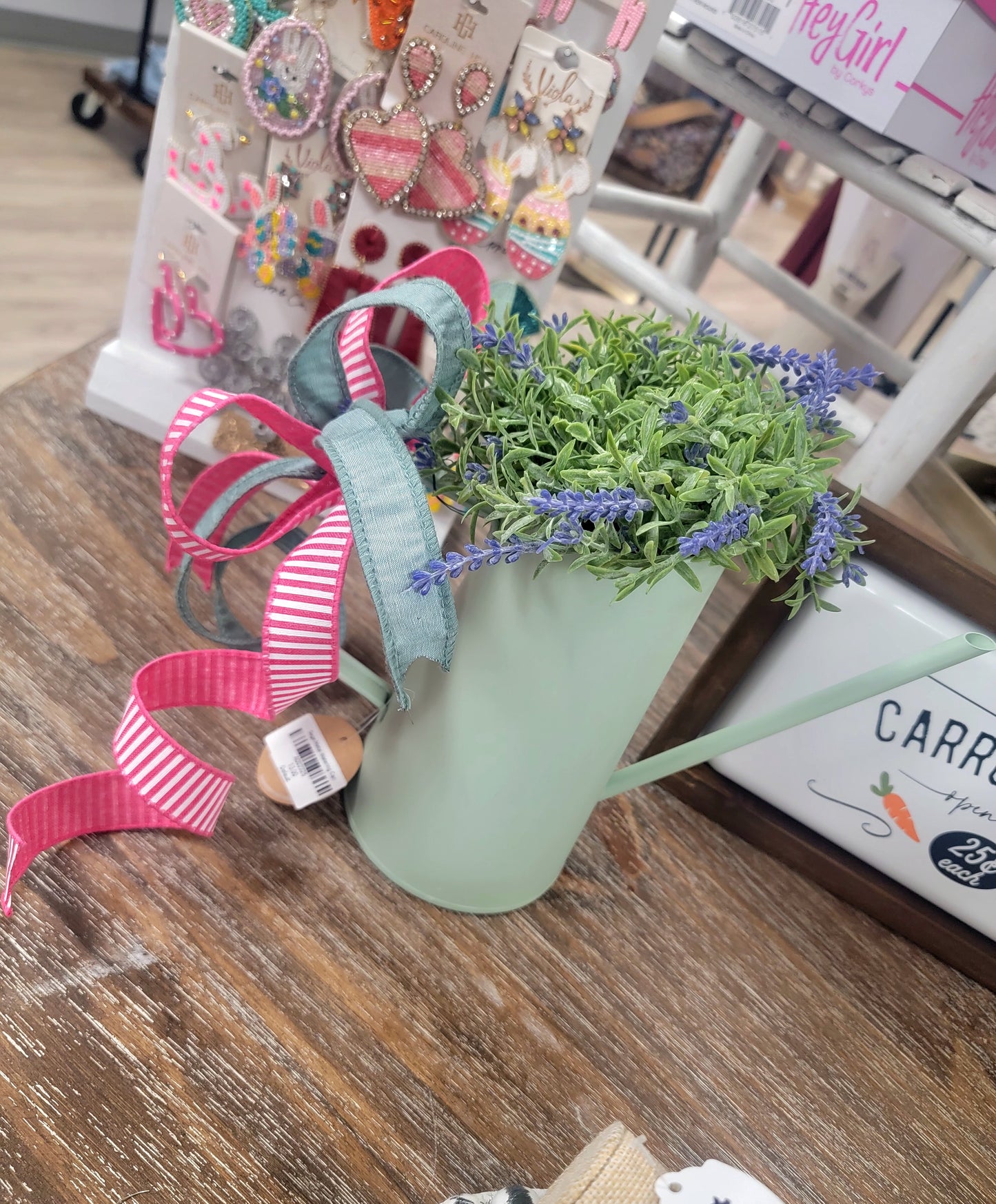 Sage Metal Watering Can