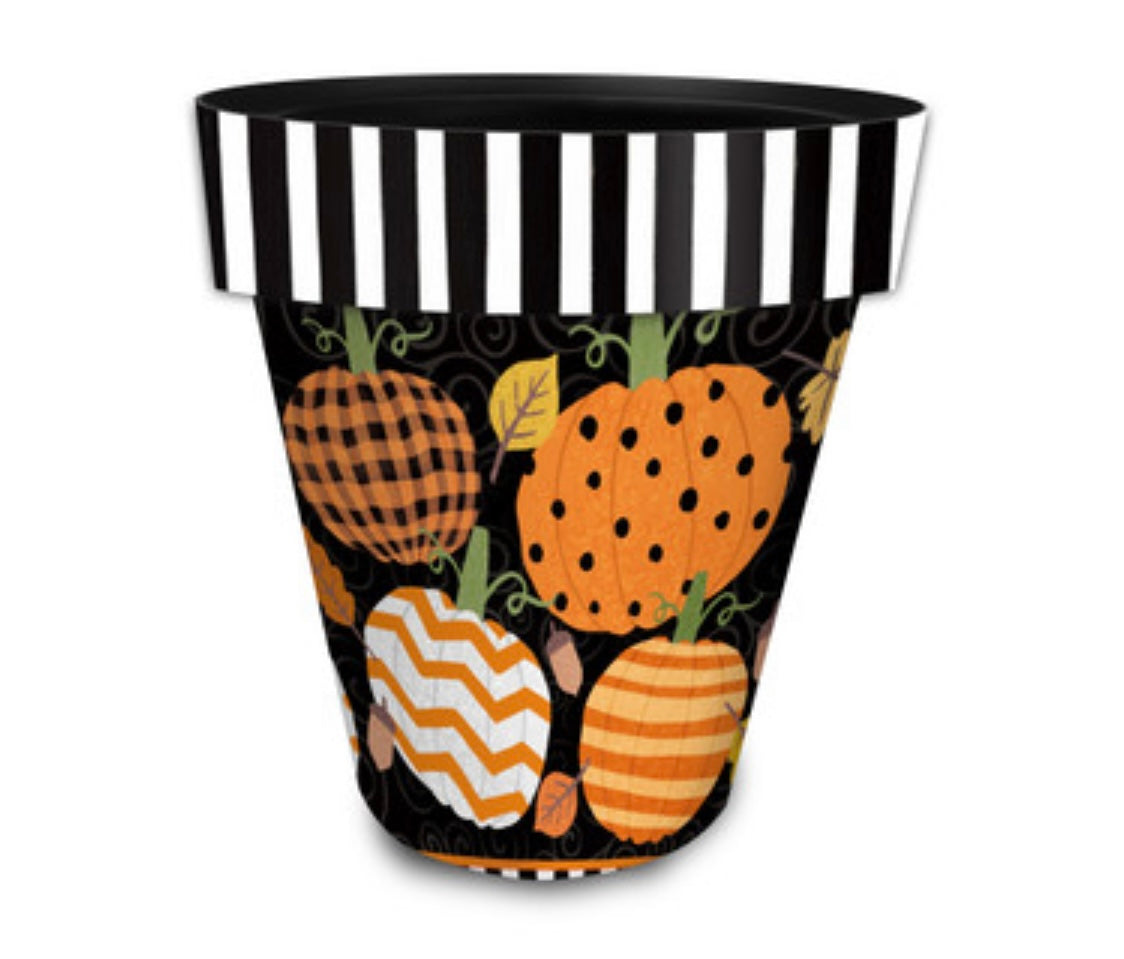 Fall Celebration Pumpkins Medium Planter