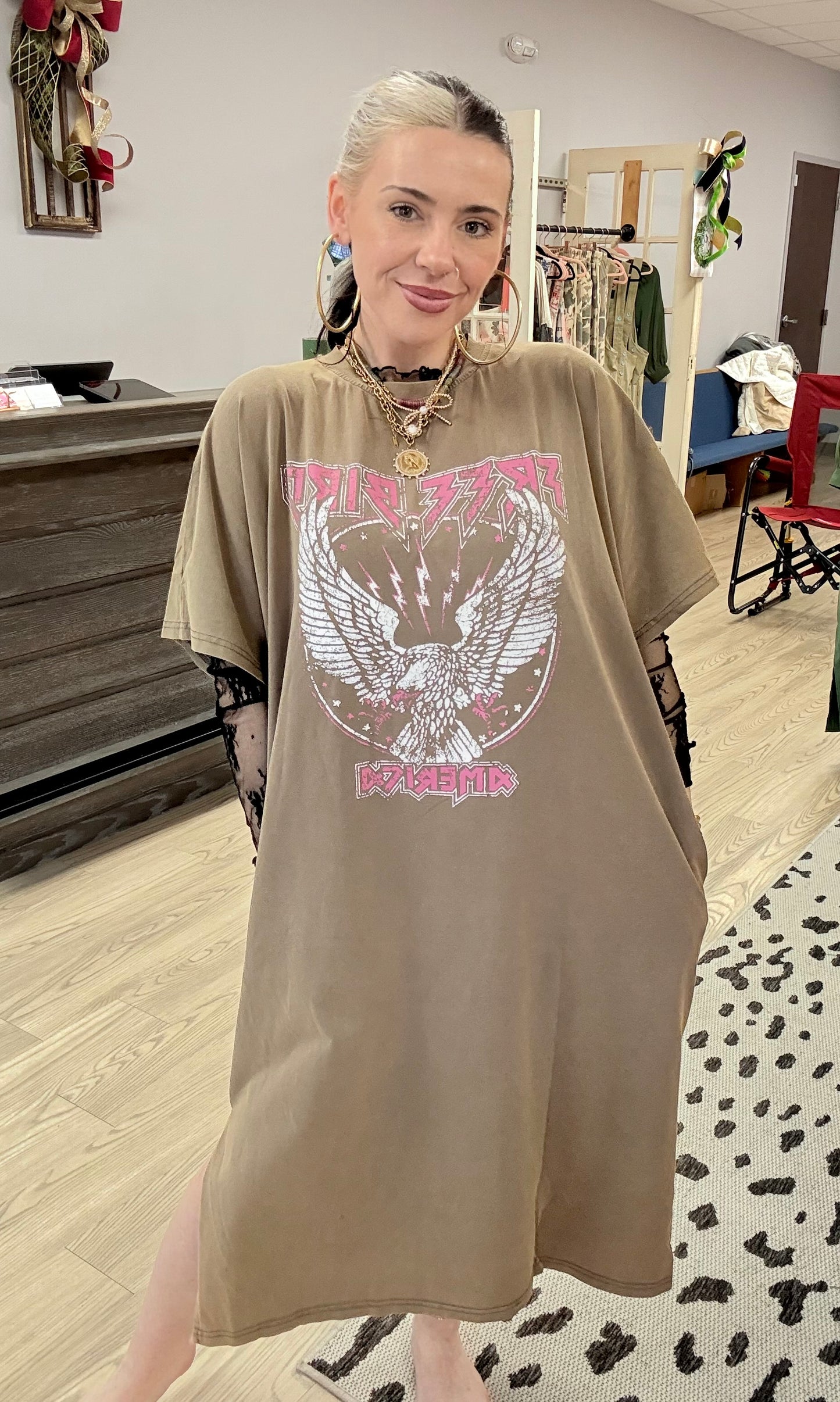 Free Bird Oversized Maxi Dress