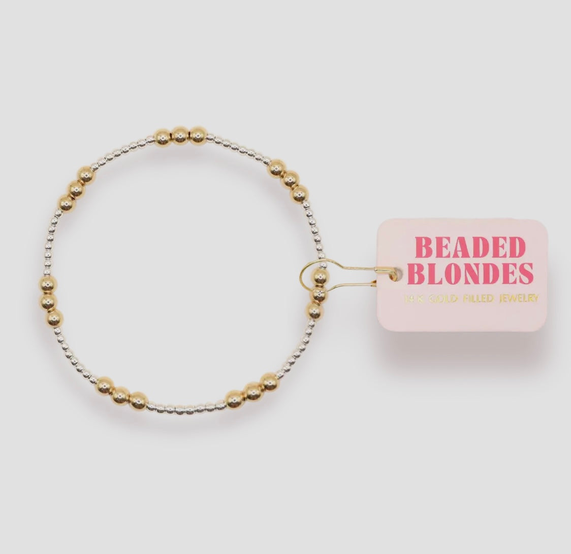 Ily Bracelet in Silver with Gold