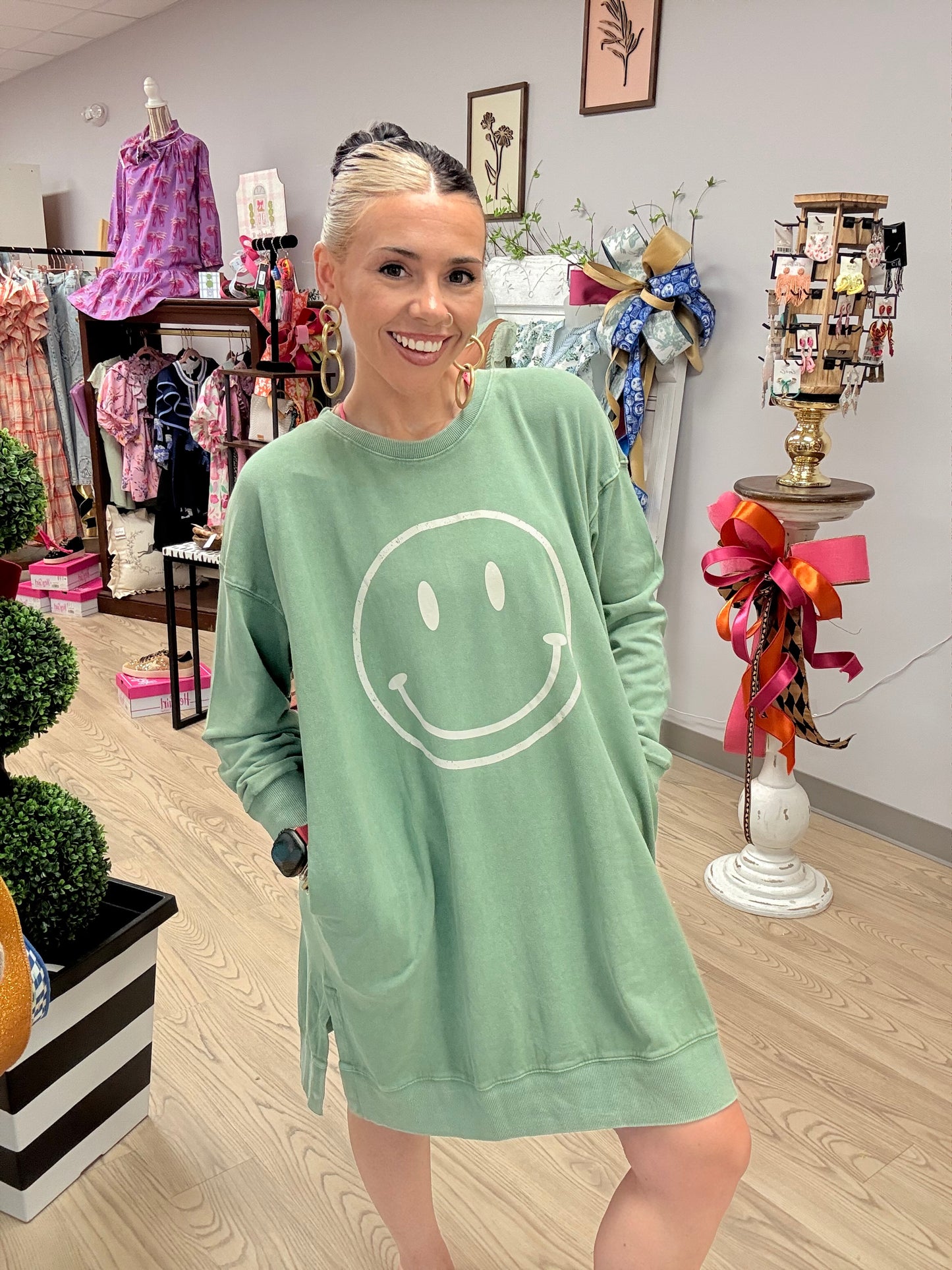 Stylin’ & Smilin’ Tee Dress