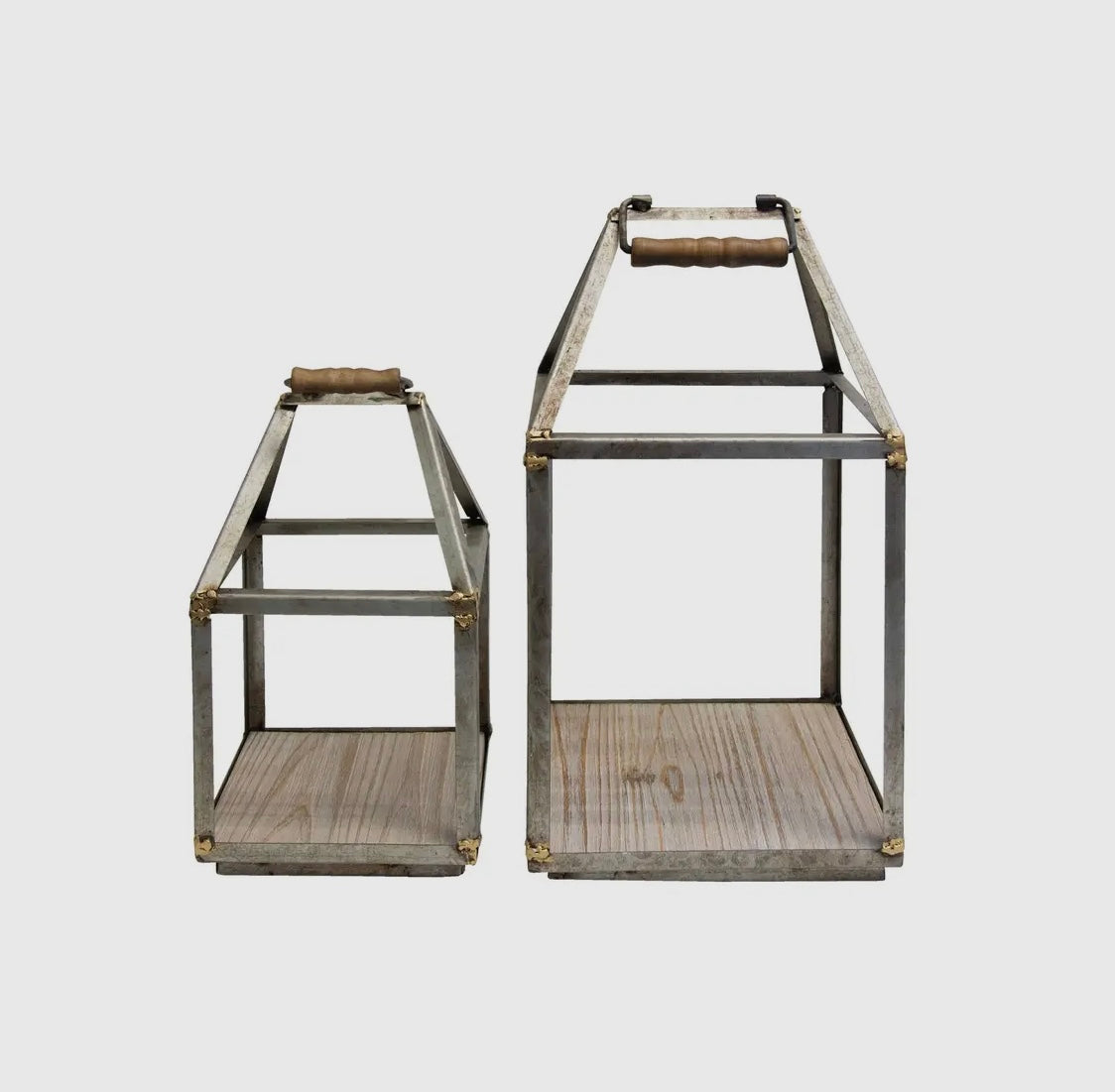 Short Antique Open Lantern