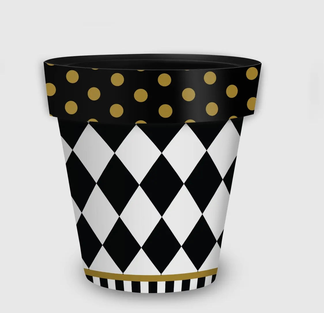 Checkerboard Medium Planter