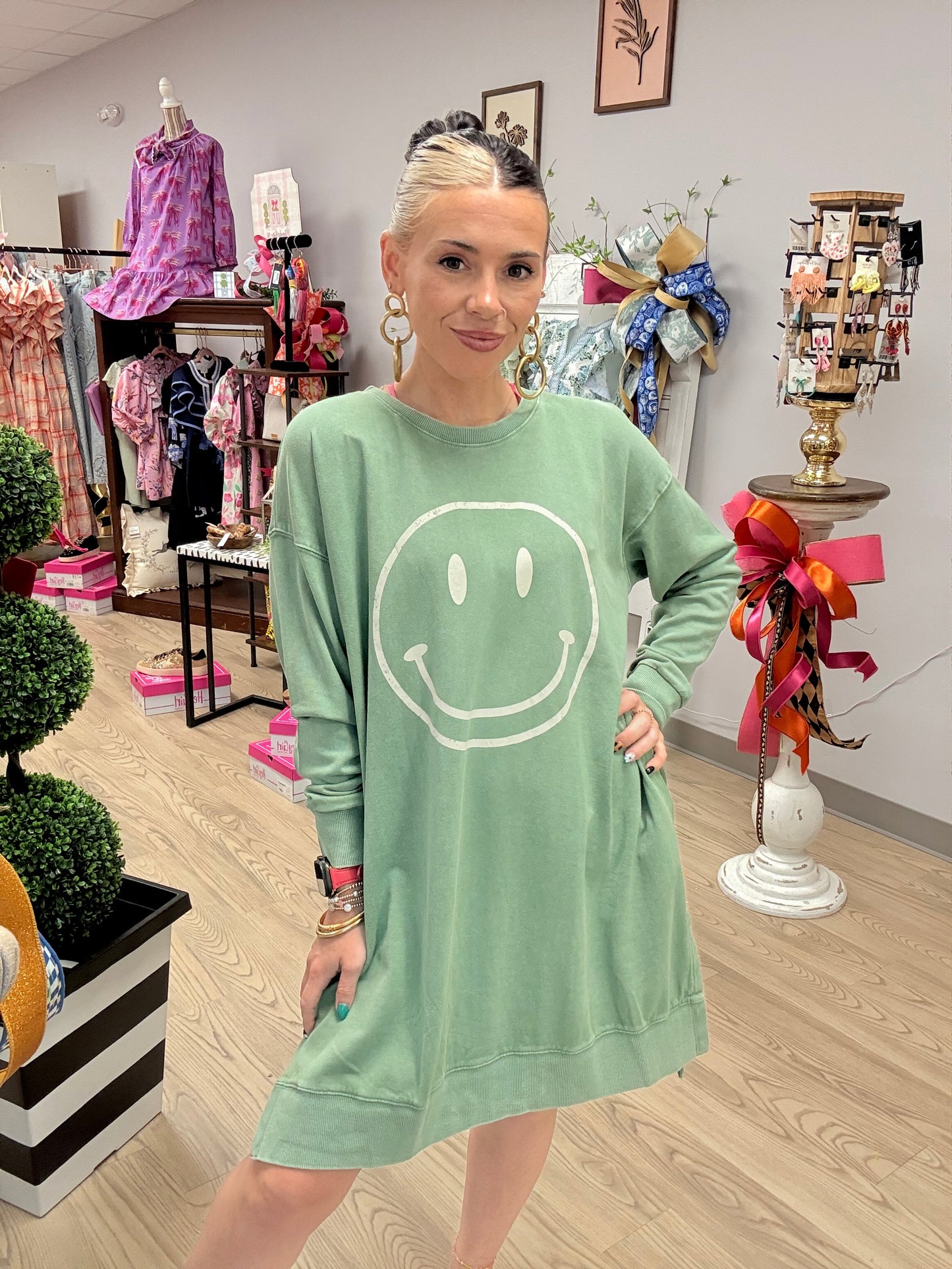Stylin’ & Smilin’ Tee Dress