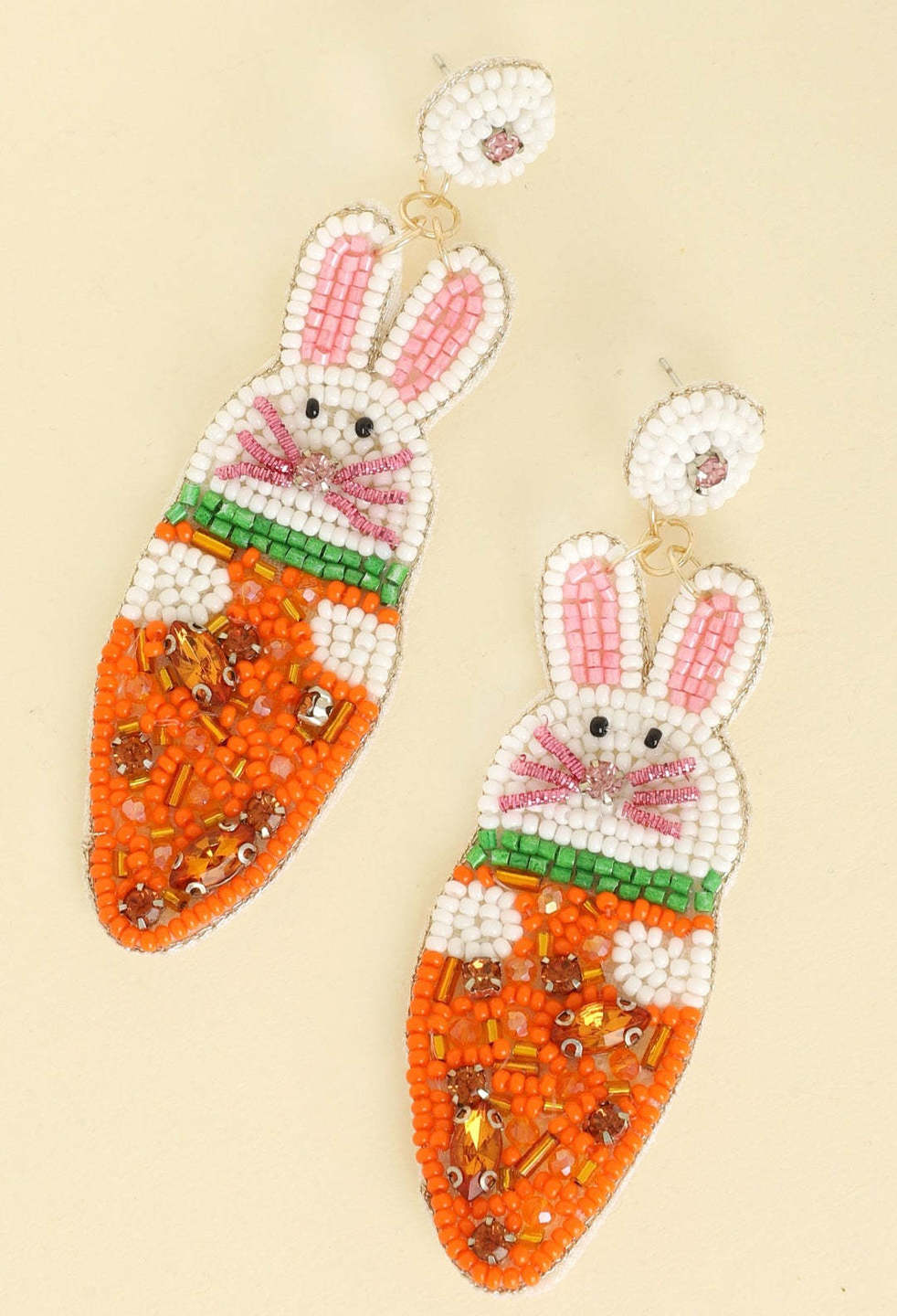 Carrot Craze Bunny Earrings