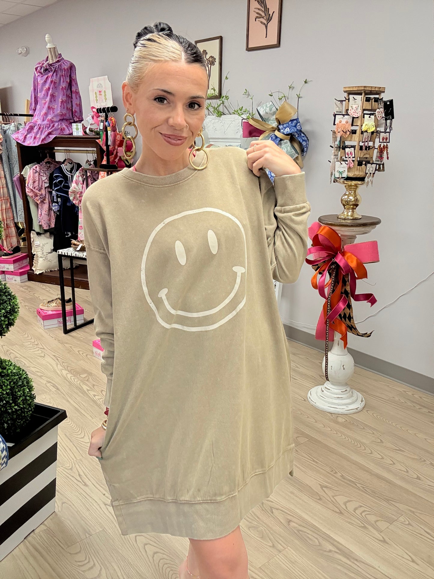 Stylin’ & Smilin’ Tee Dress