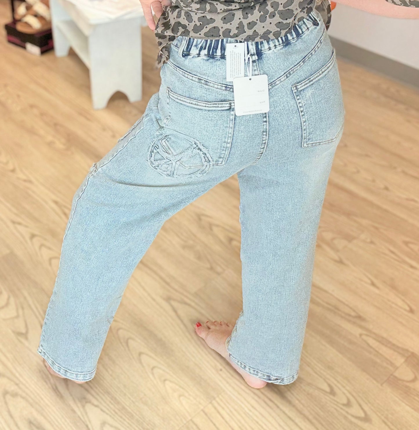 Peace Sign Denim
