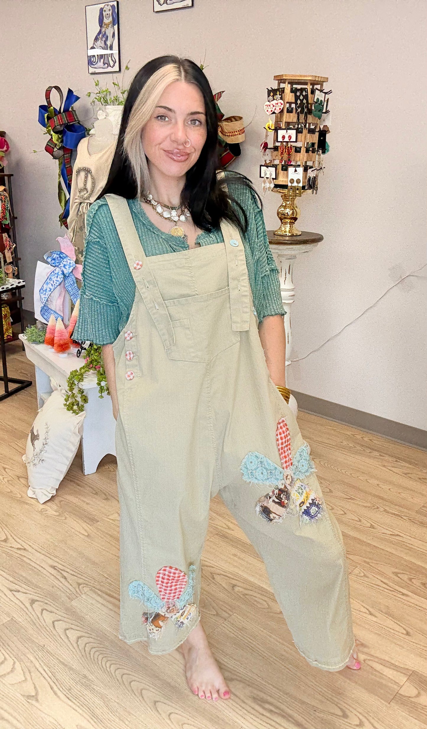 Flower Child Patchwork Jumpsuit