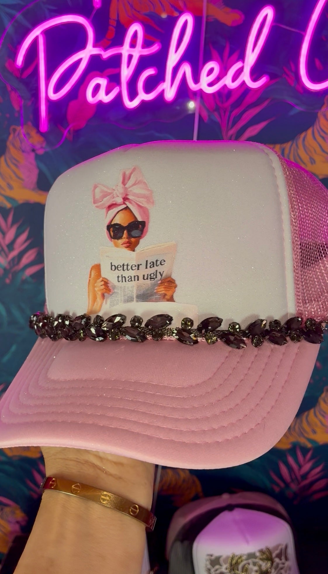 Better Late Than Ugly Hat