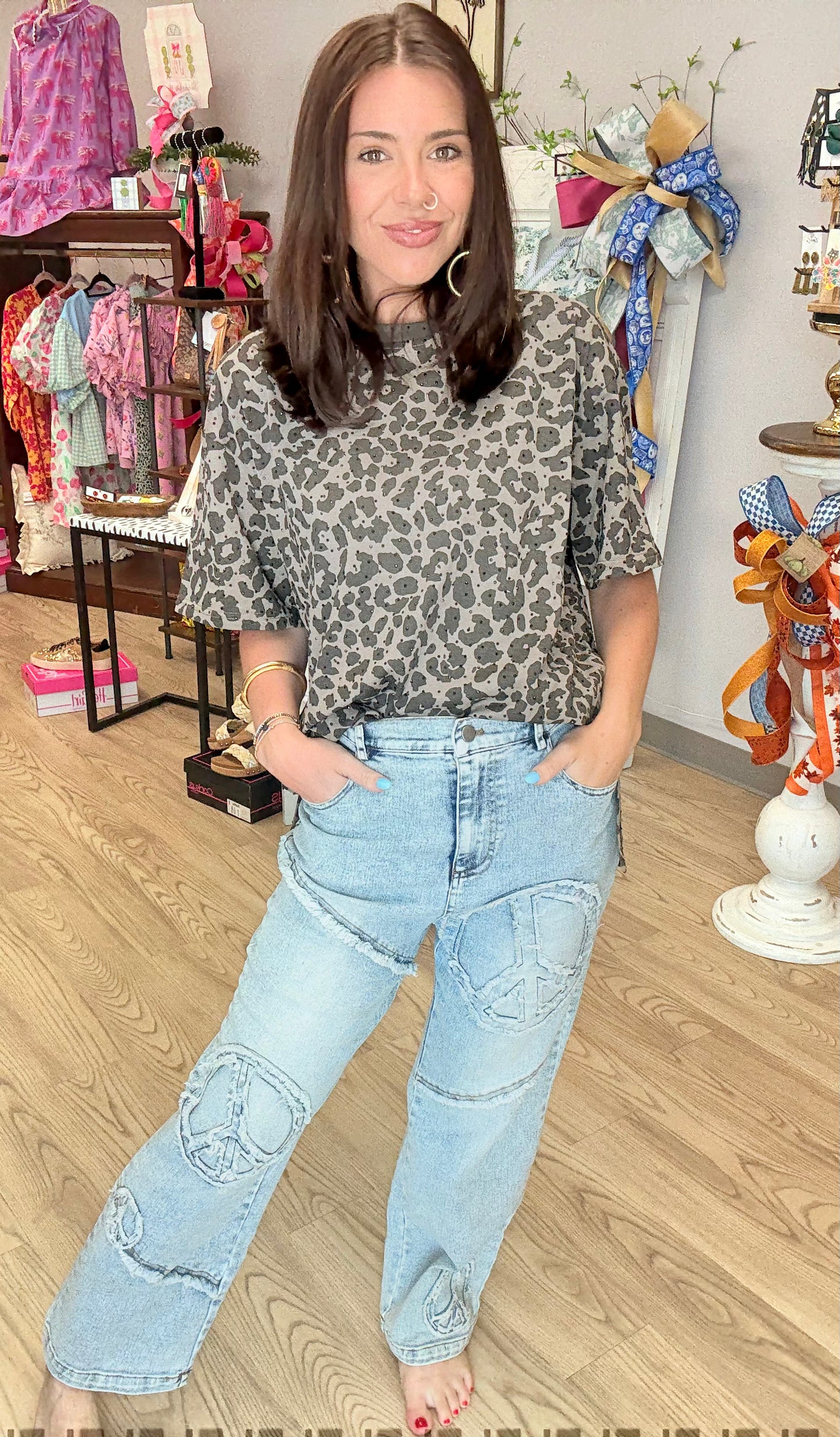 Peace Sign Denim