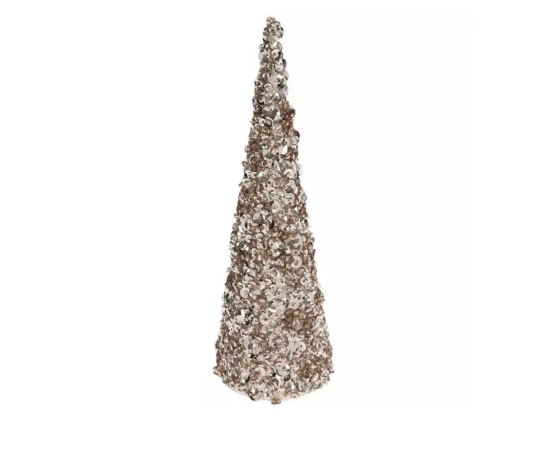 Sequins & Sparkles Cone Tree