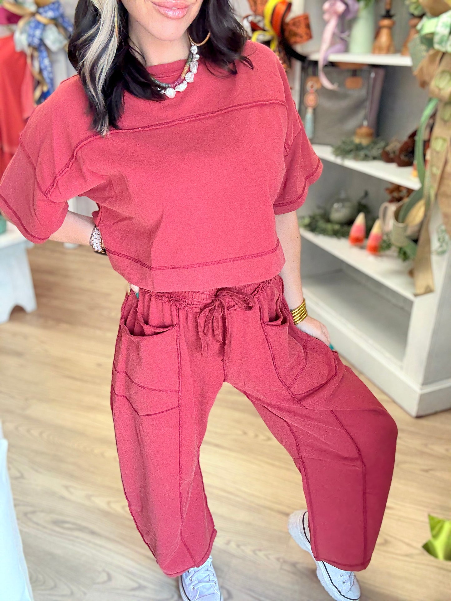 Babes in Burgundy Set