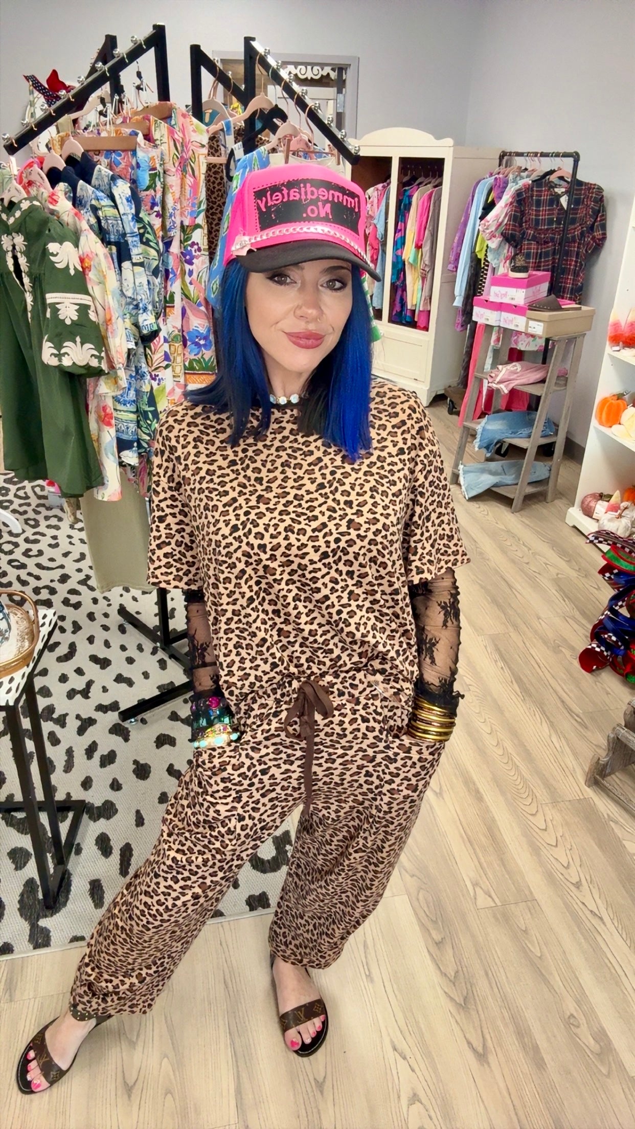 Wildly Chic Leopard Lounge Set