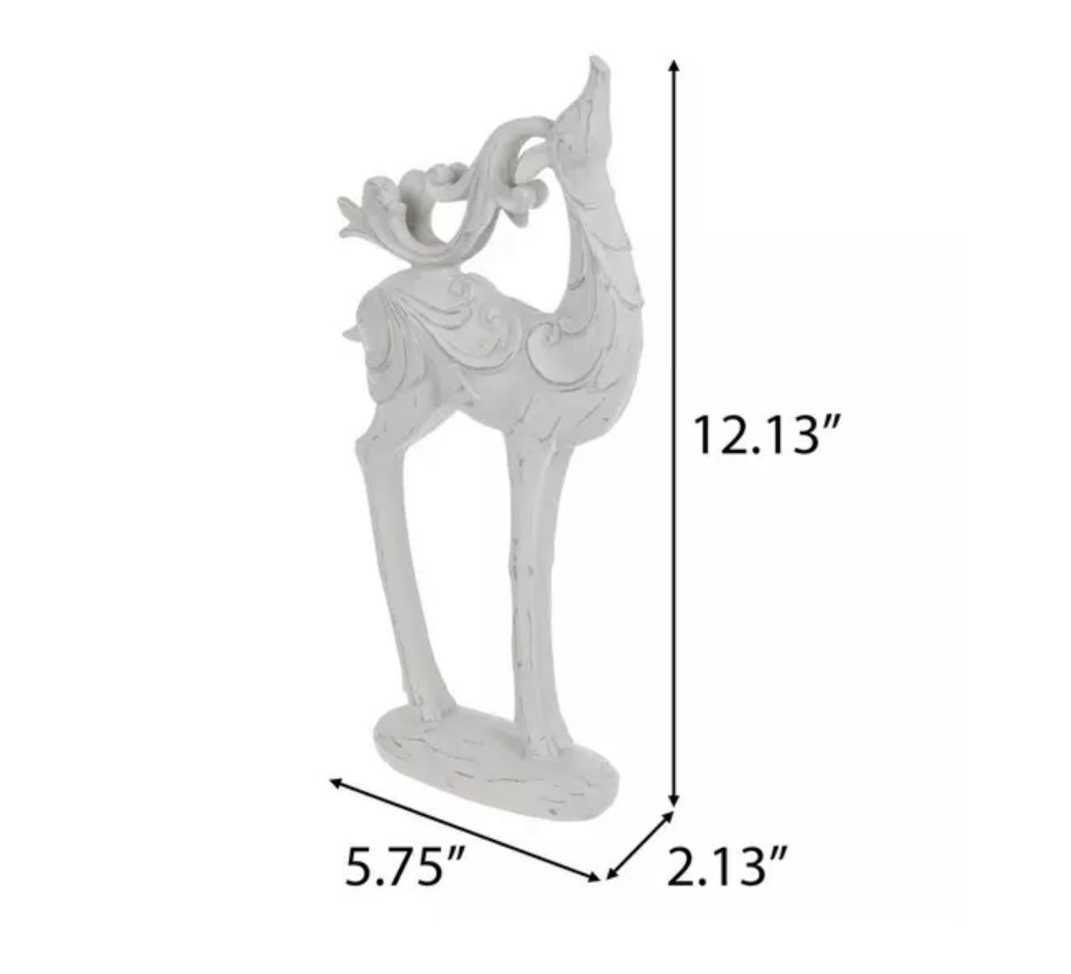 Carved Whimsical Reindeer