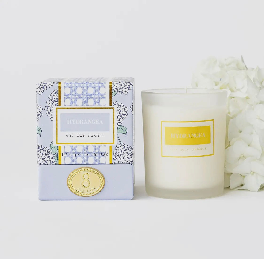 Hydrangea Soy Wax Candle