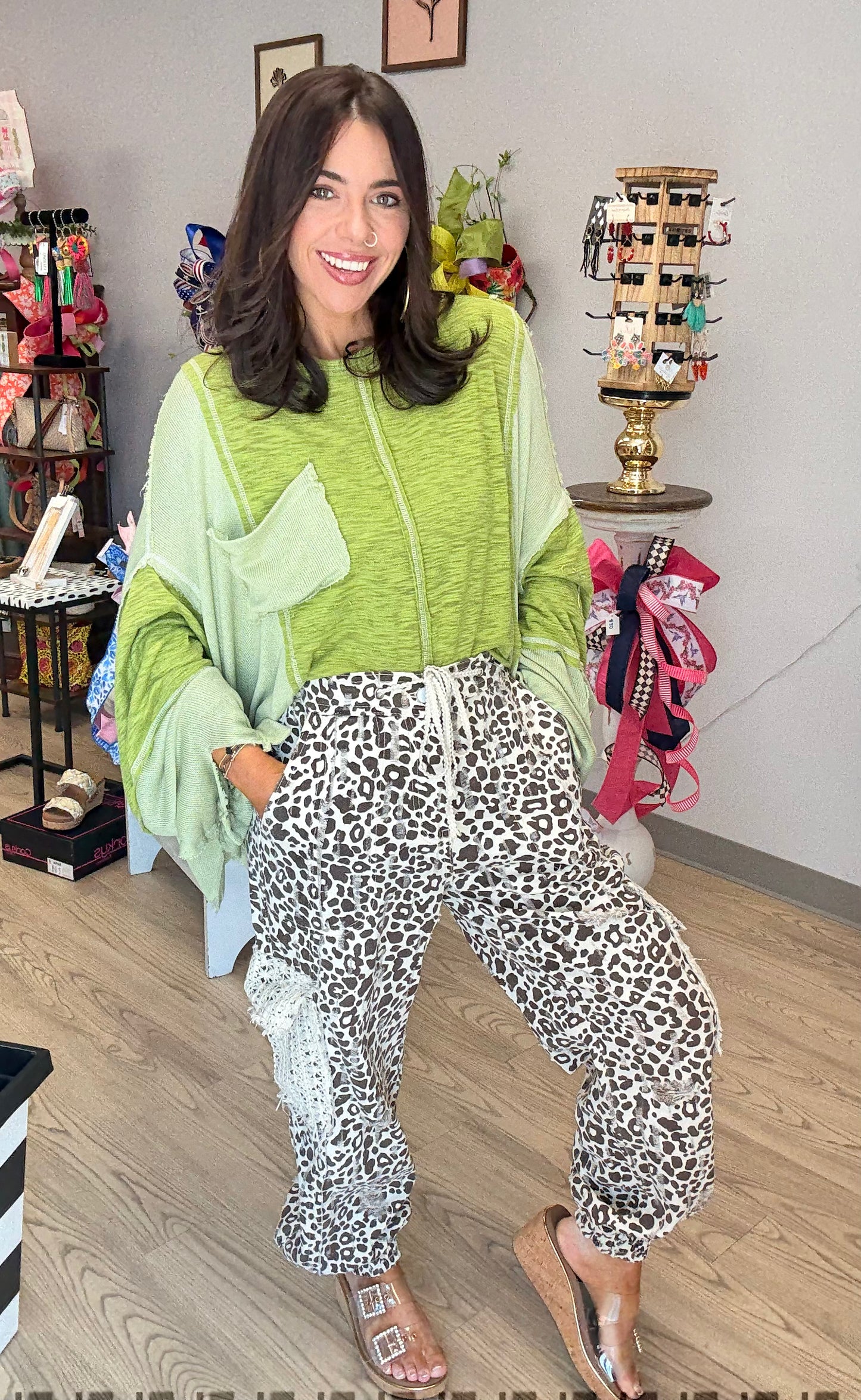 Cheetah Print Joggers