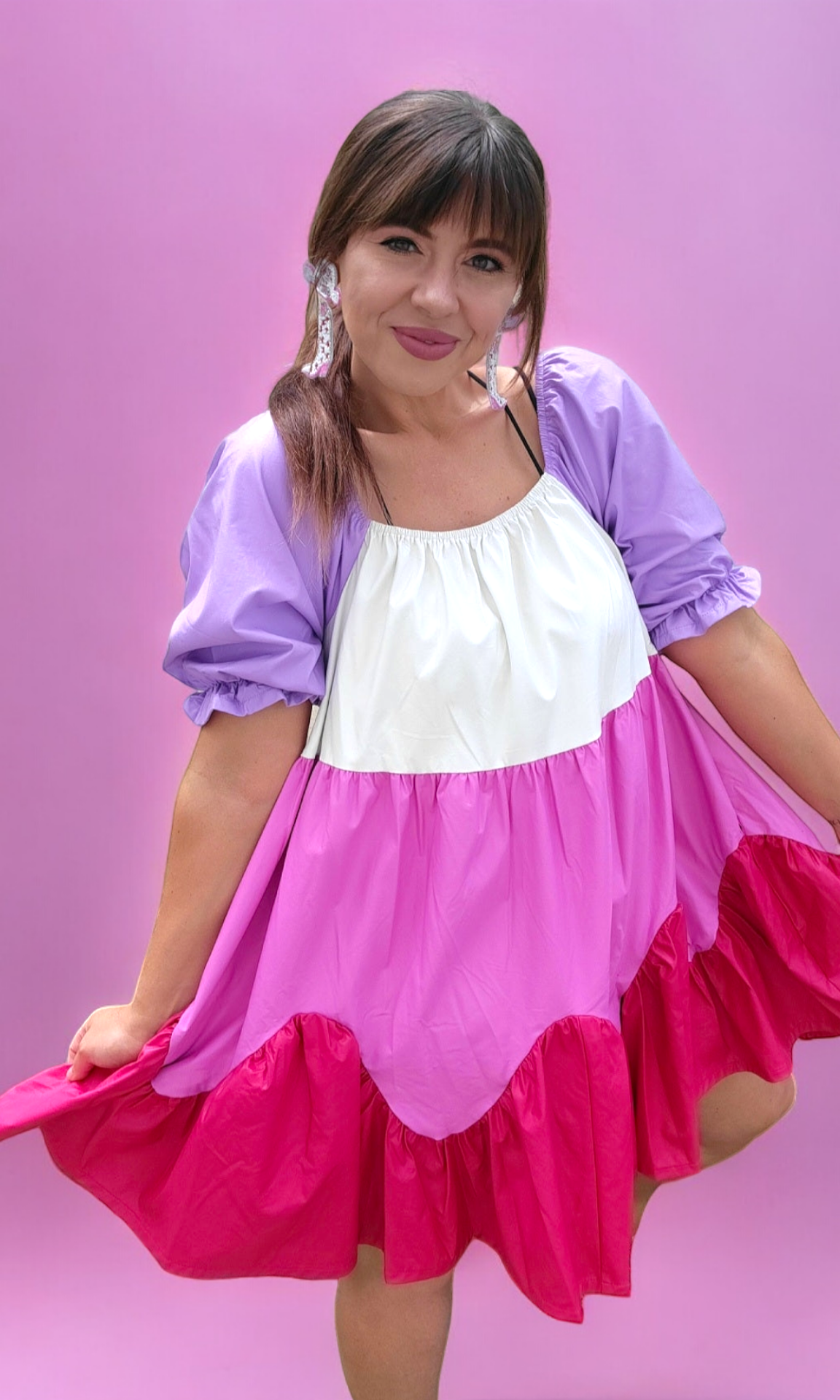 Night on the Town Colorblock Dress