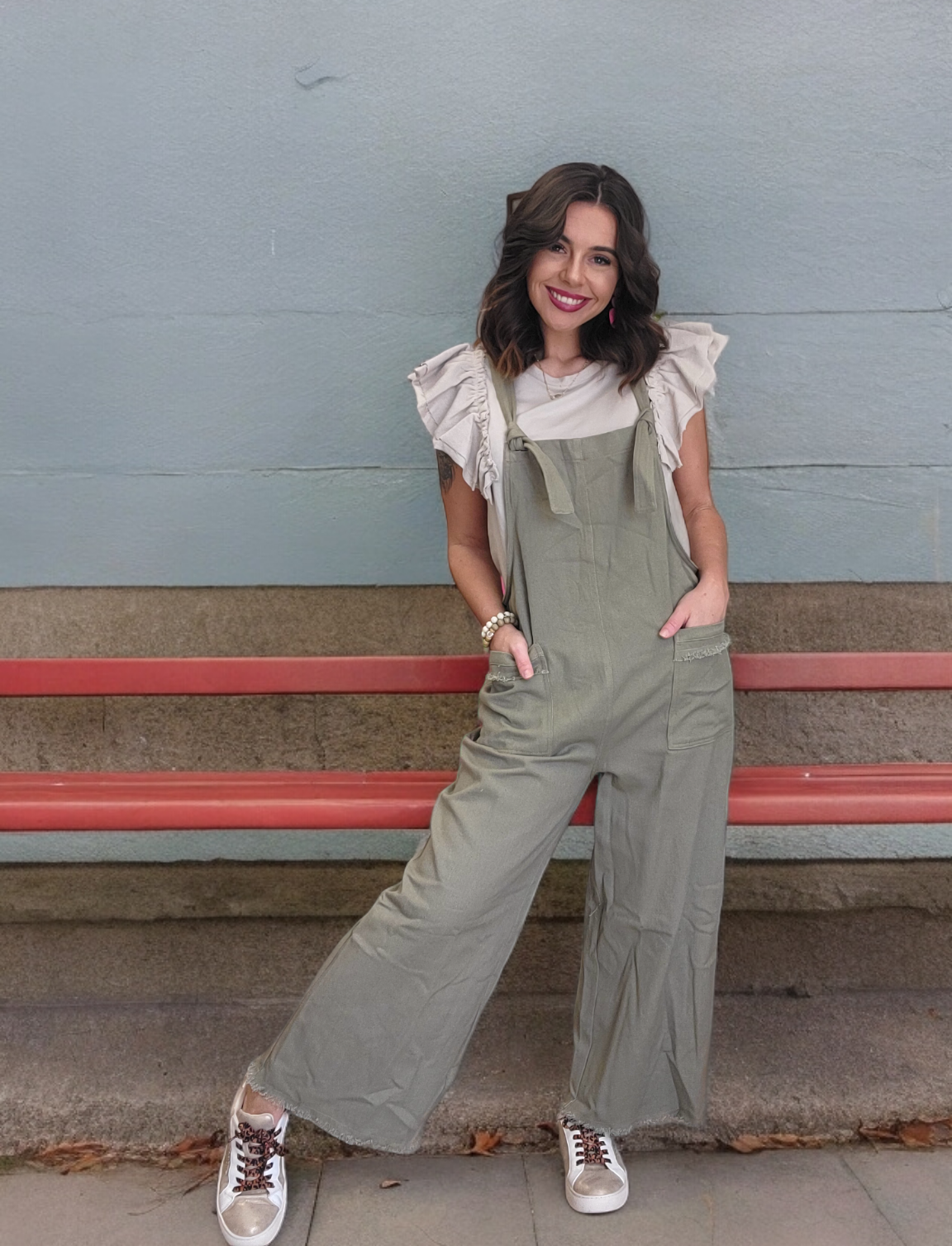 Marvelously Olive Jumpsuit
