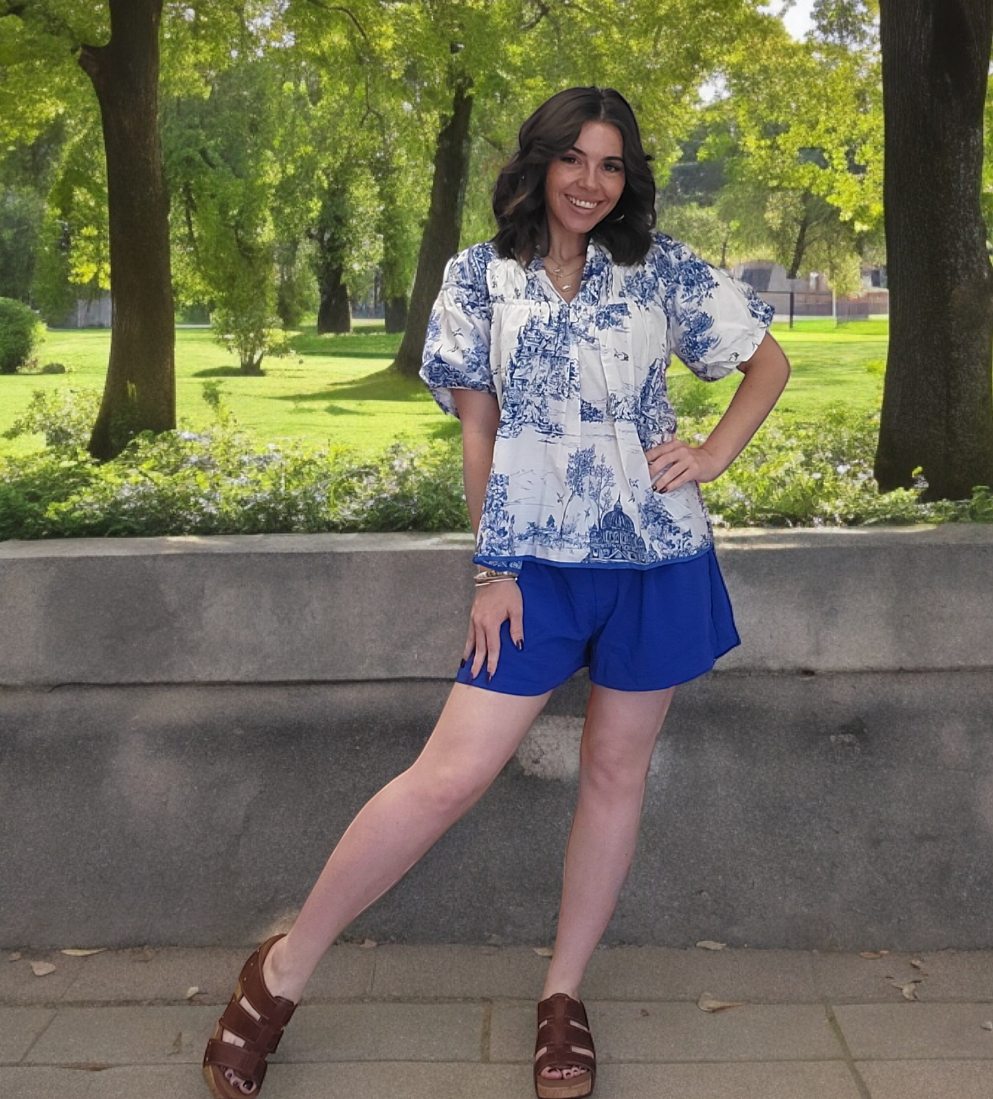 Sapphire Blue Shorts