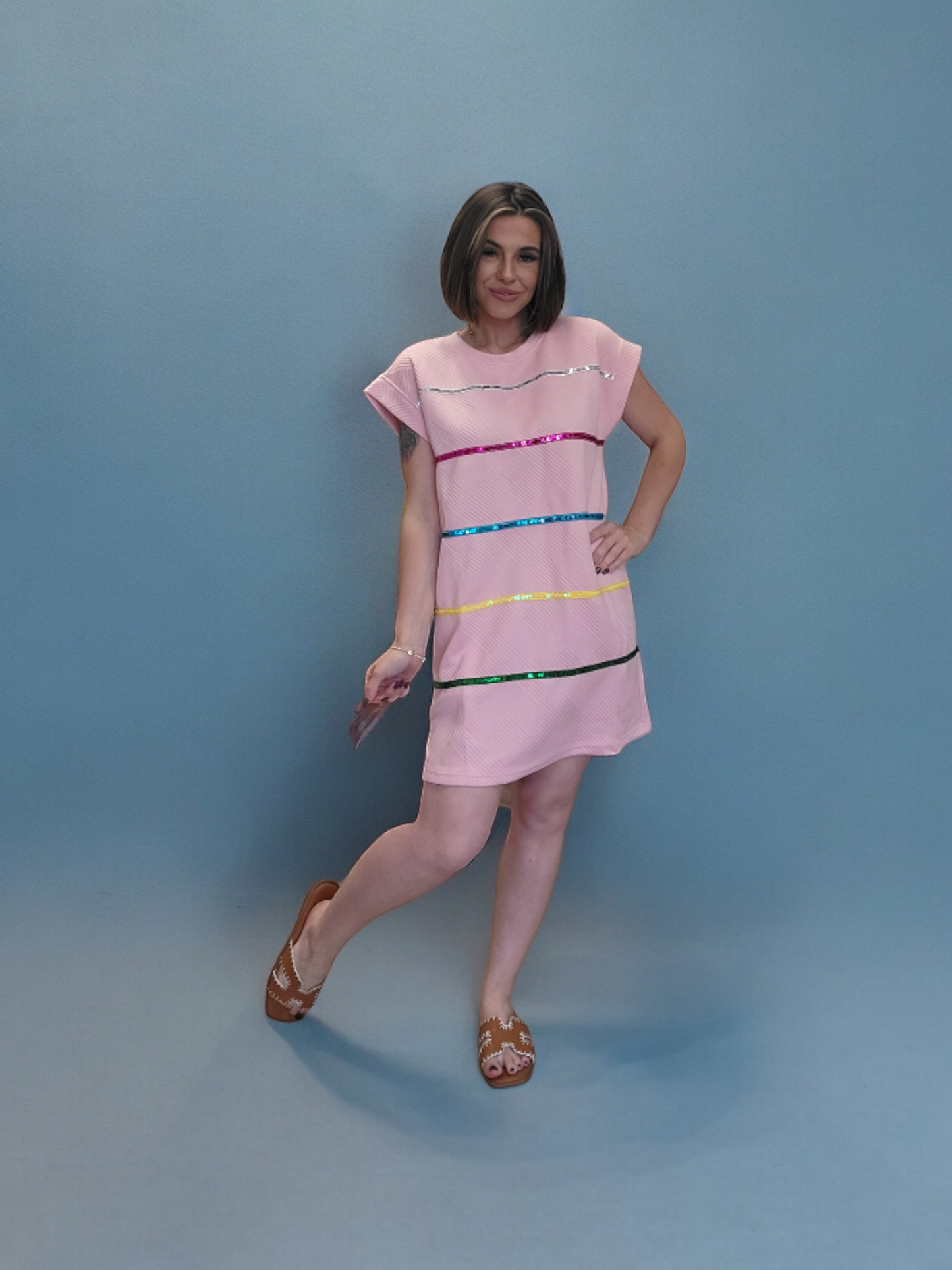 Glitter & Glam Tee Dress