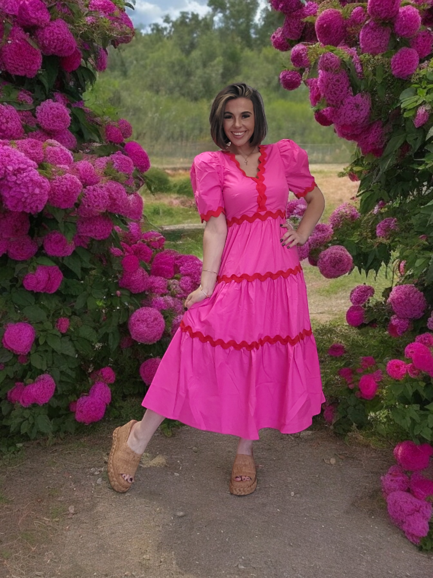 Strawberry Maxi Dress