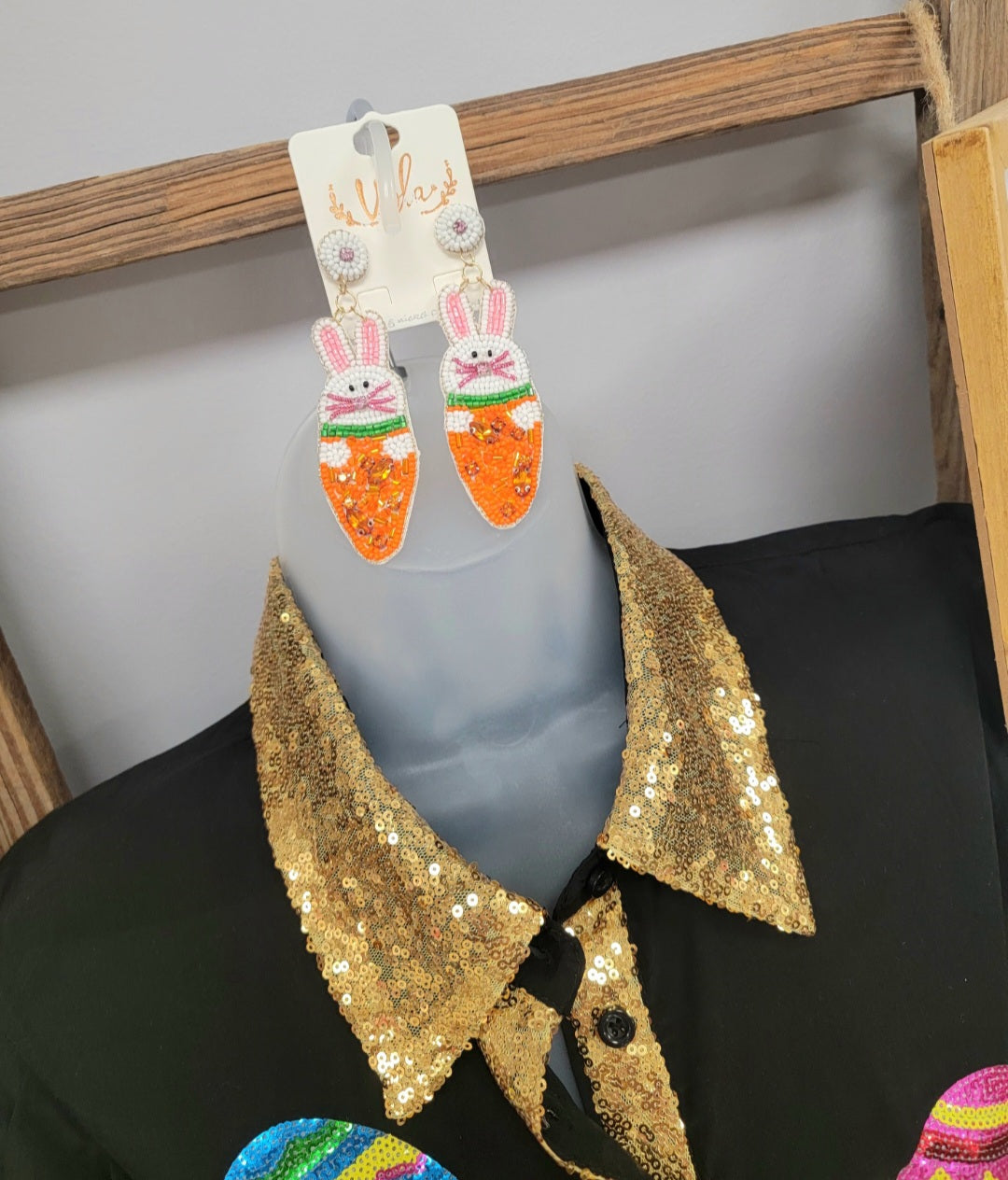 Carrot Craze Bunny Earrings