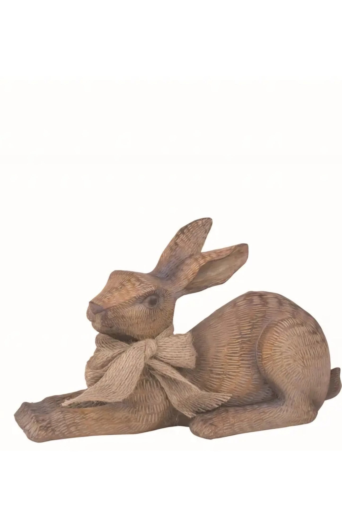 Laying Resin Brown Bunny