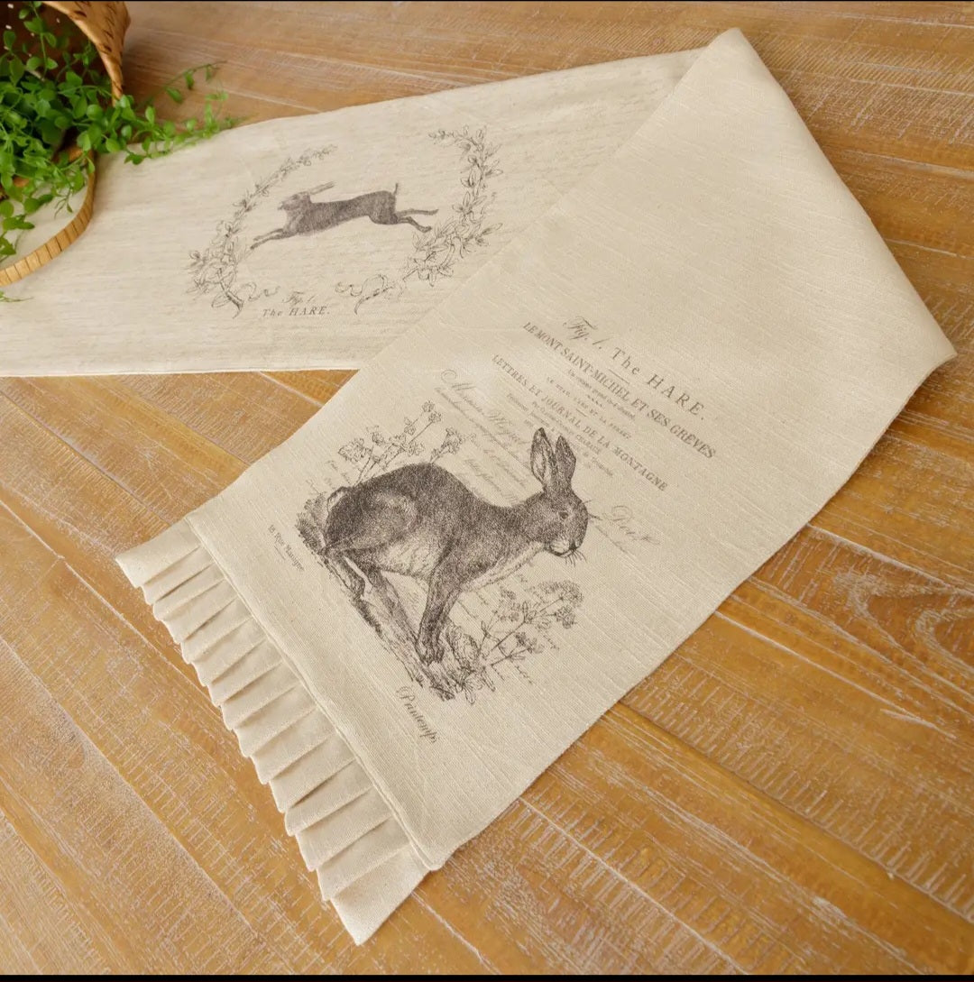 Reversible Rabbit, The Hare, Table Runner