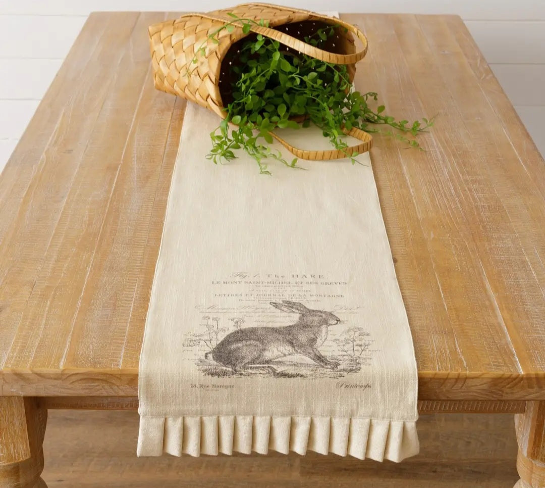 Reversible Rabbit, The Hare, Table Runner