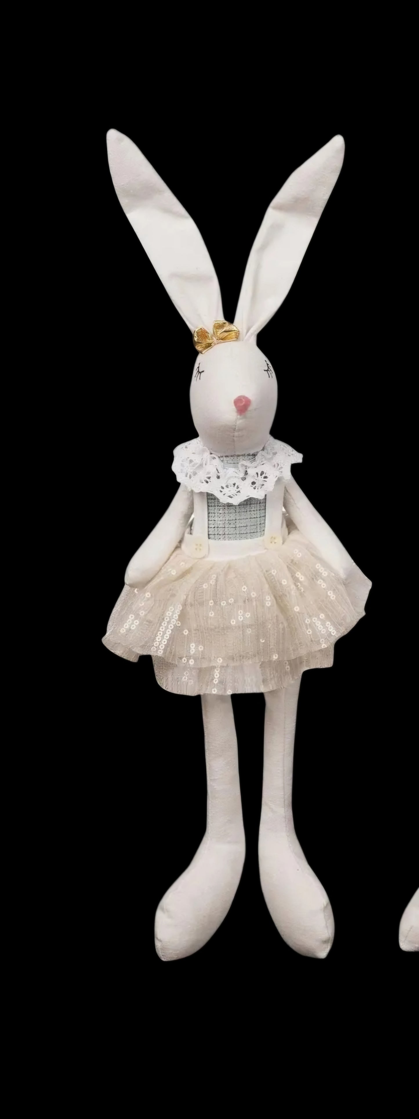 Girl Plush Sitting Bunny