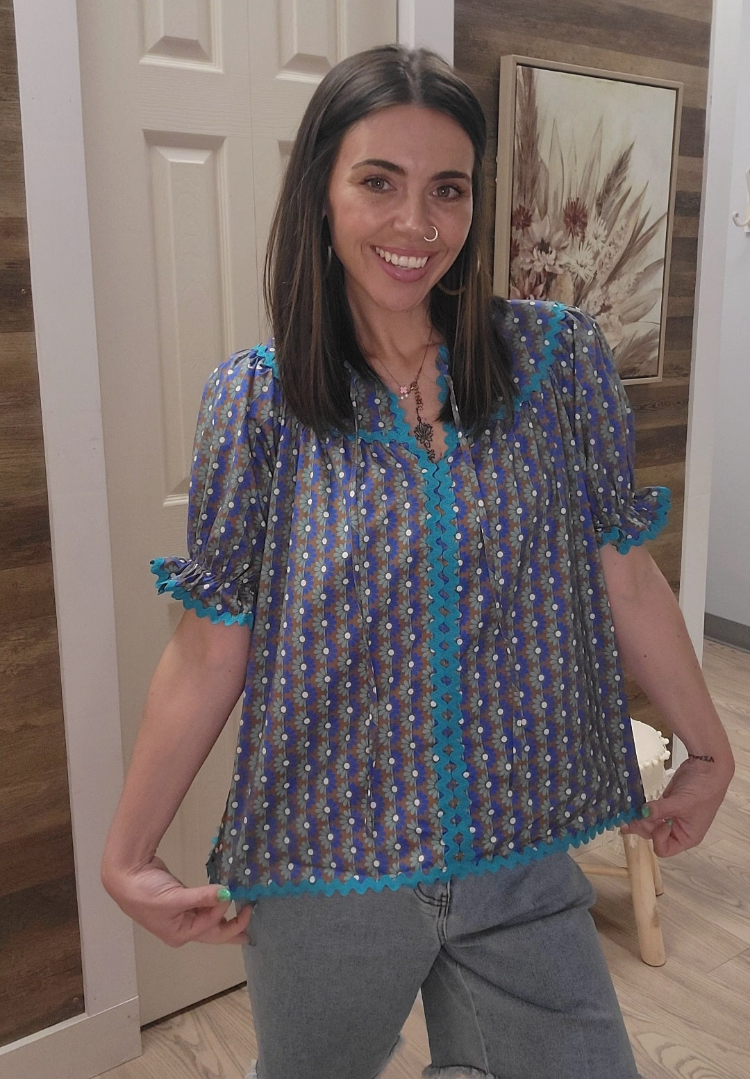 For the Love of Floral Top