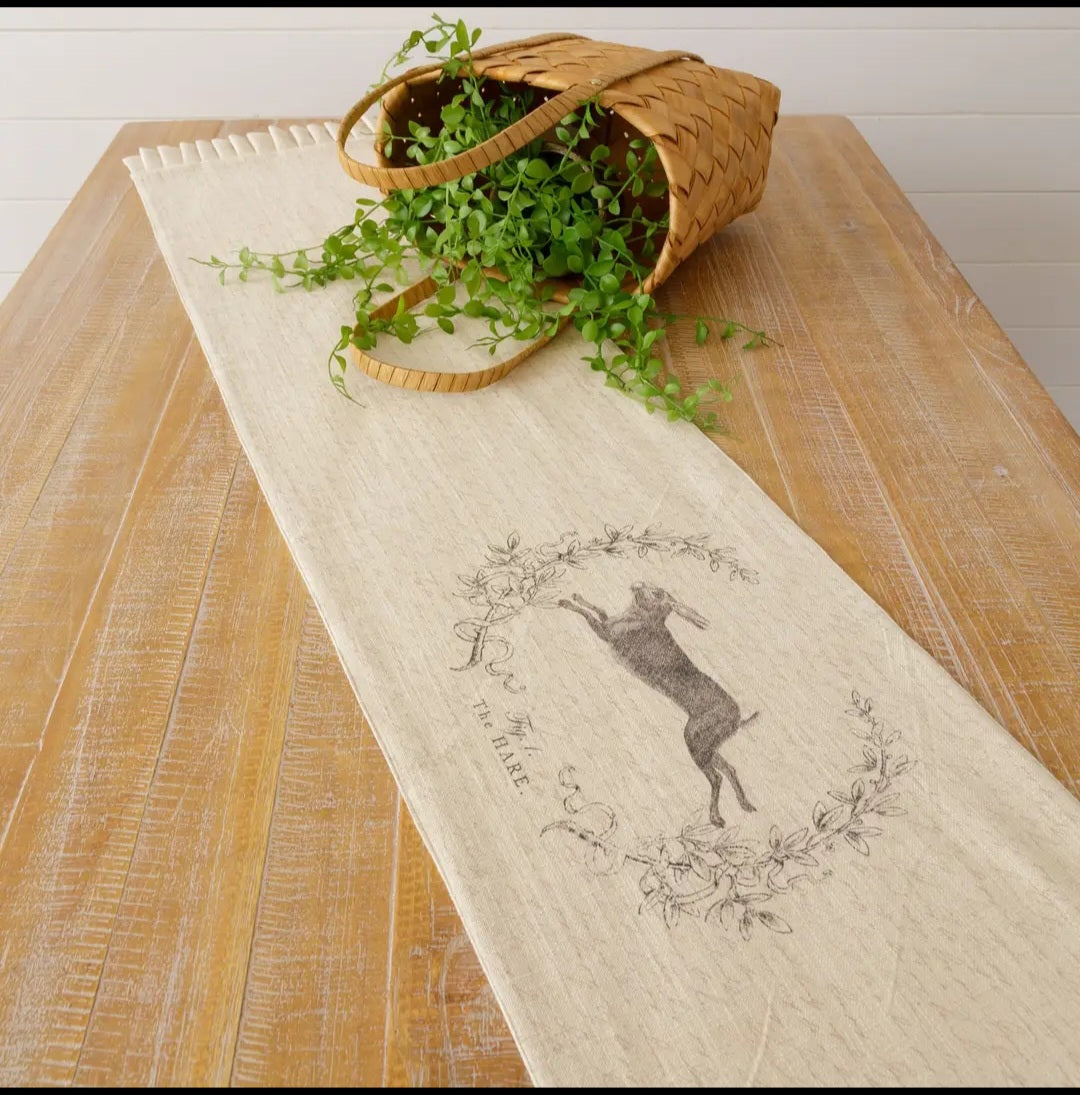 Reversible Rabbit, The Hare, Table Runner
