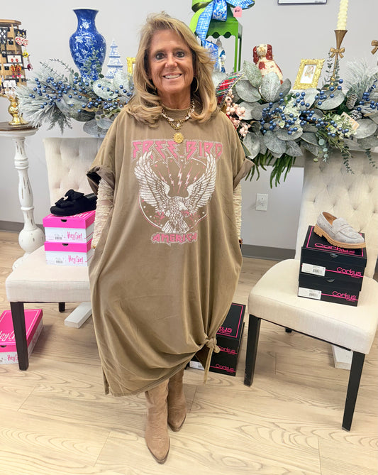 Free Bird Oversized Maxi Dress