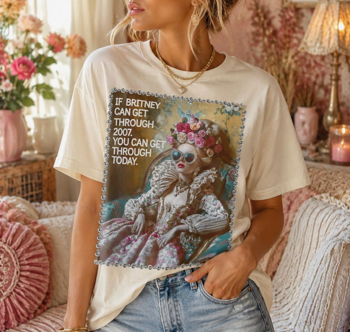Britney 2007 Survival Rhinestone Tee