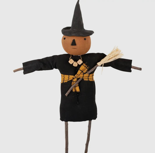Pumpkin Witch Doll