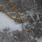Two Toned Coin Necklace