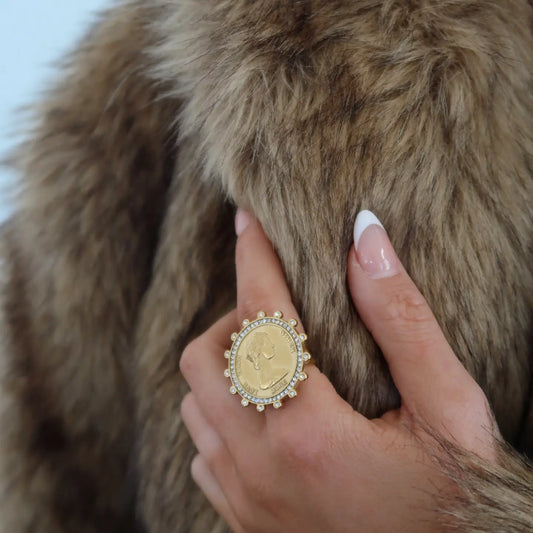 Bling Coin Ring