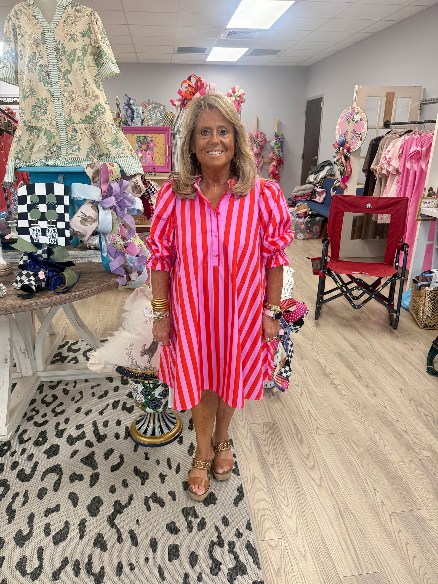 Sweetheart Stripe Dress