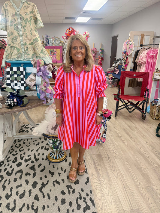 Sweetheart Stripe Dress