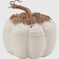 Cream Glitter Pumpkin