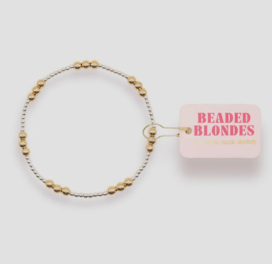 Ily Bracelet in Silver with Gold