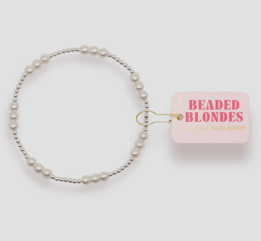 Ily Pearl Bracelet in Silver