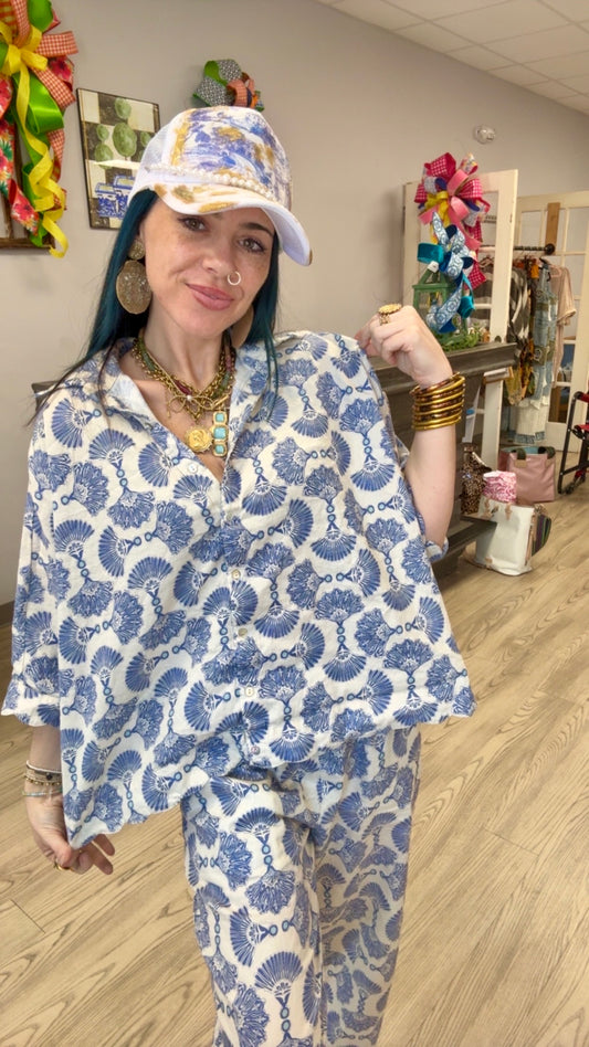 Vintage Blue Belle Set