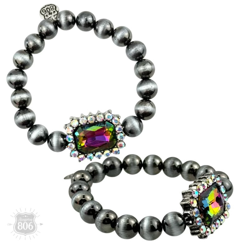Burnished Bead Bracelet