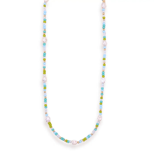 Capri Sprinkle Pearl Necklace