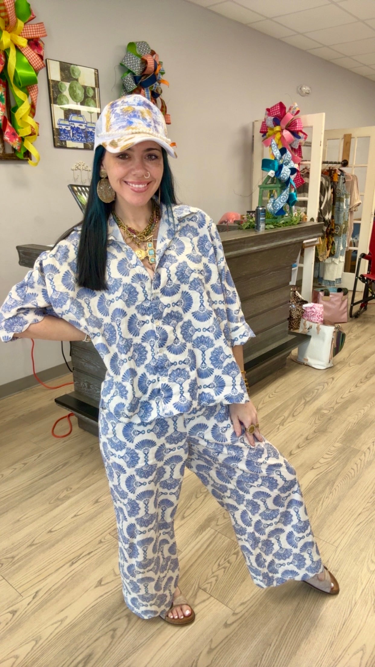 Vintage Blue Belle Set