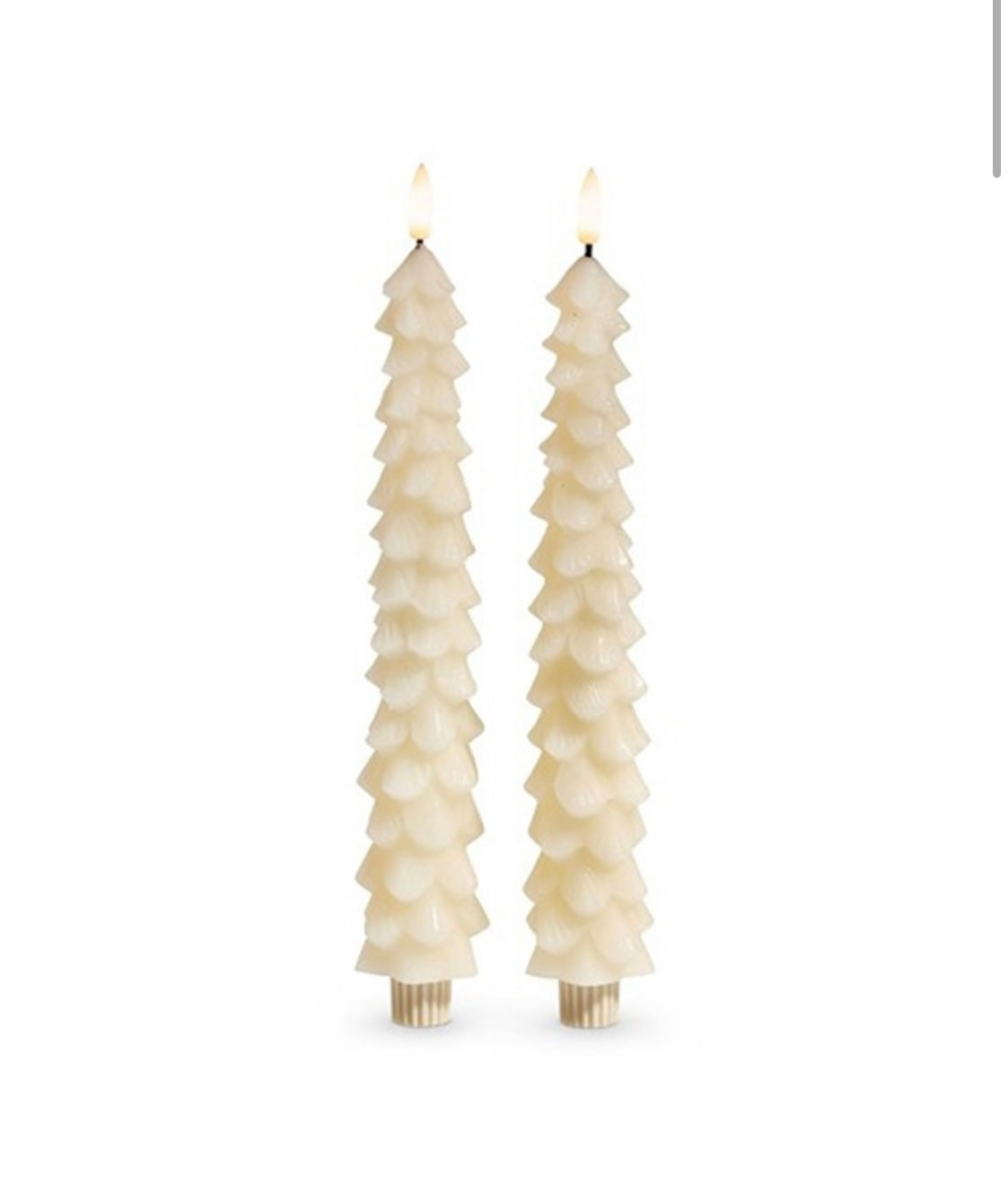 Ivory Tree Taper Candles