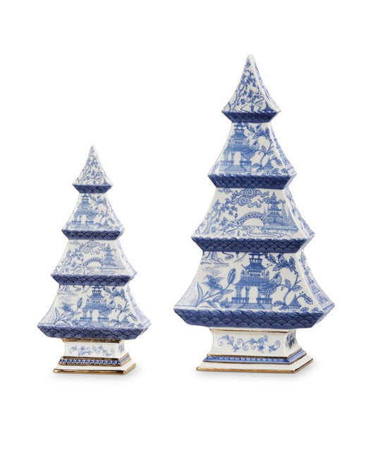 Blue Chinoiserie Trees