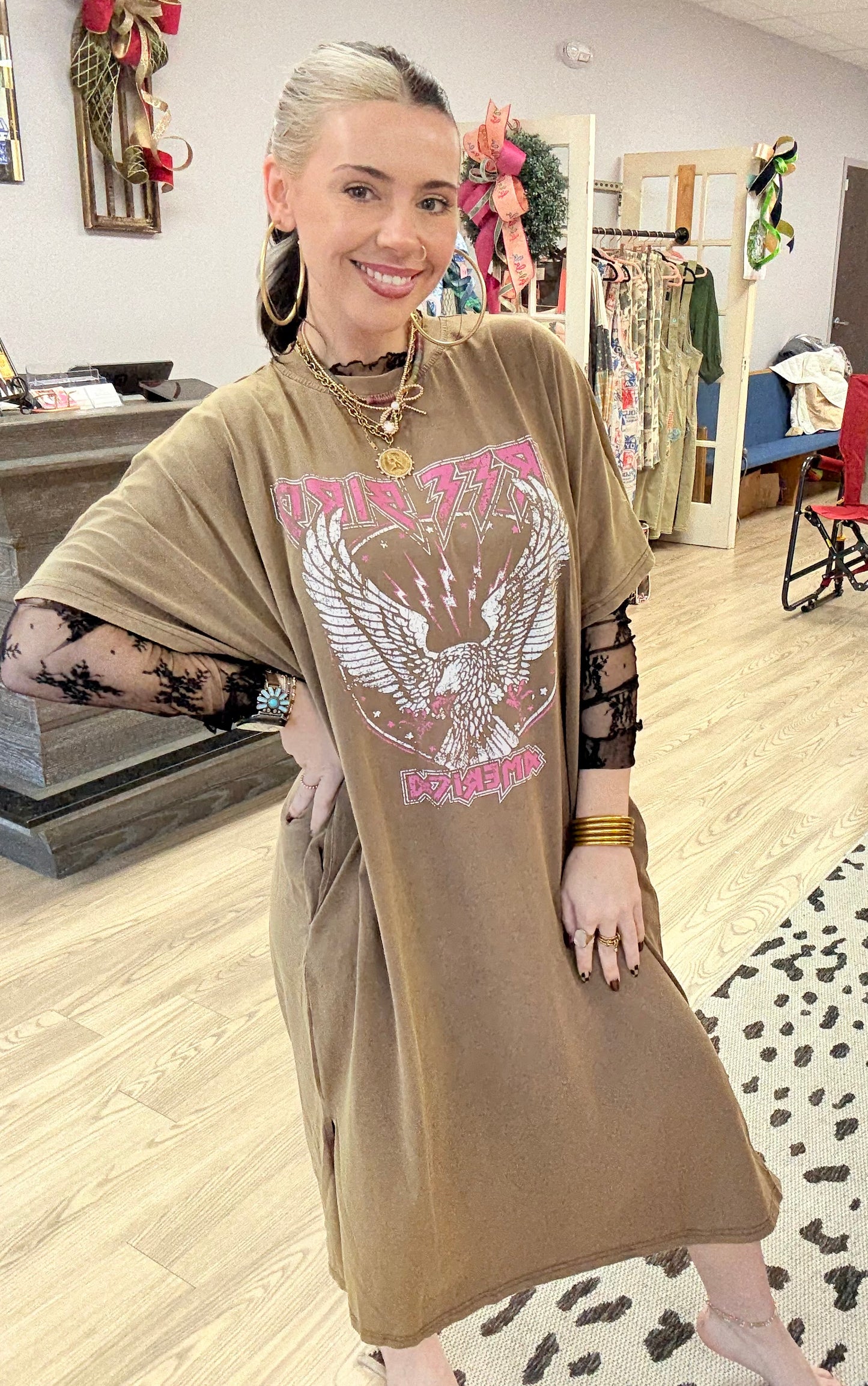 Free Bird Oversized Maxi Dress